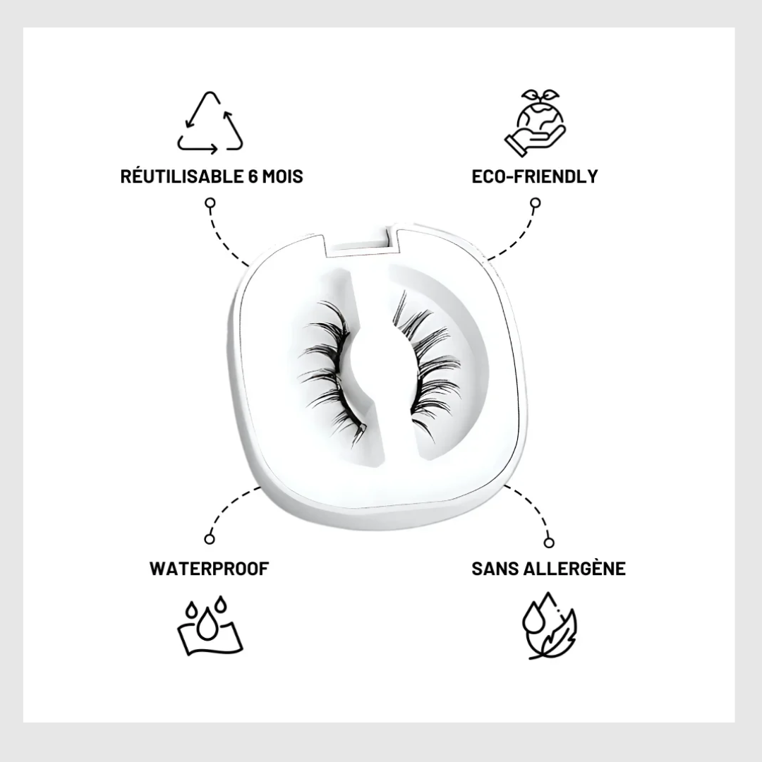 Reusable Premium Magnetic Eyelashes with Applicator