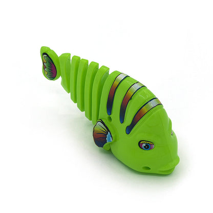 Christmas Promotion 40% OFF Plastic Wind-Up Wiggle Fish Toys