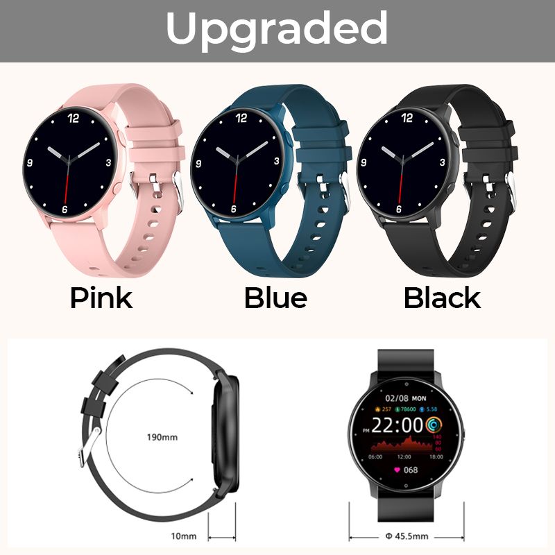 [All day monitoring of heart rate and blood pressure]Pousbo? Multifunctional Waterproof Sports Smartwatch