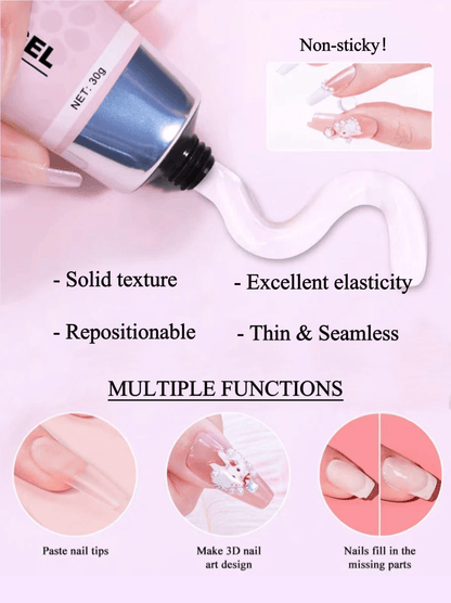 Magic Solid Nail Glue Kit 3-In-1 Nail Art Kits