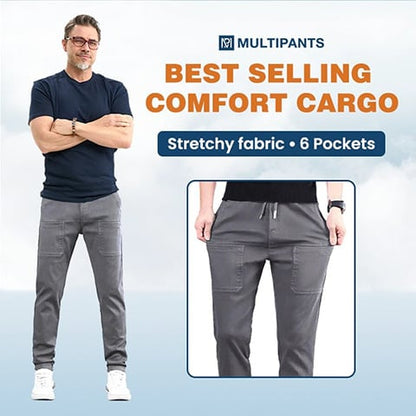 MultiPants ¨C High Stretch Multi-pocket Durable Cargo Pants