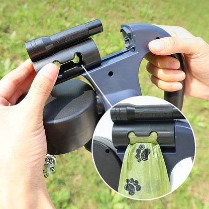 Multi-functional dog walking leash