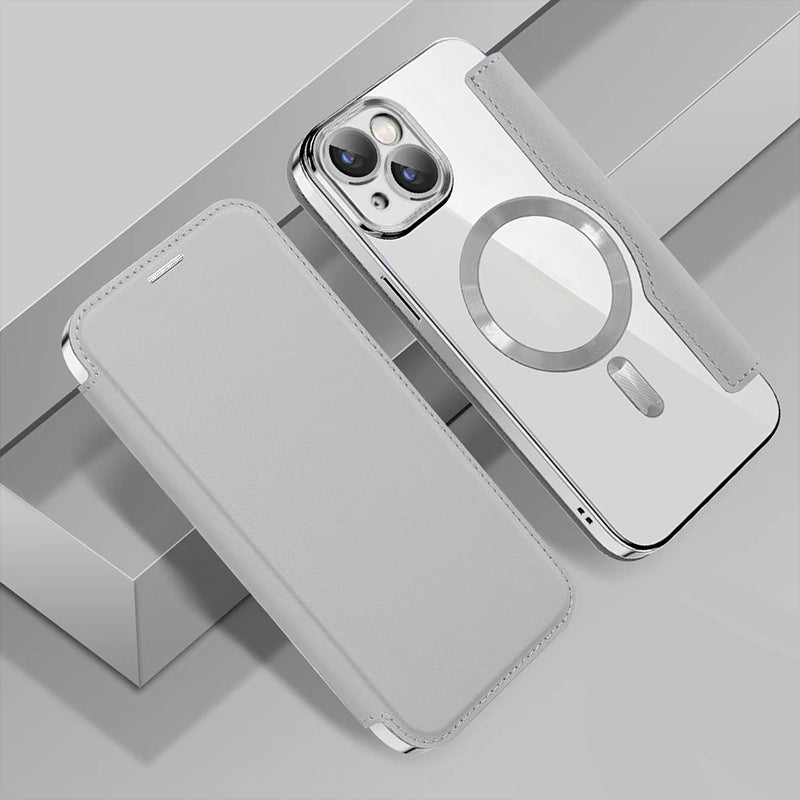 2024 New Leather Textured Flip Phone Case For Samsung