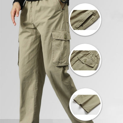 Multi-Pocket Durable Ultra Comfort Loose Fit Pants Perfect combination of utility and comfort