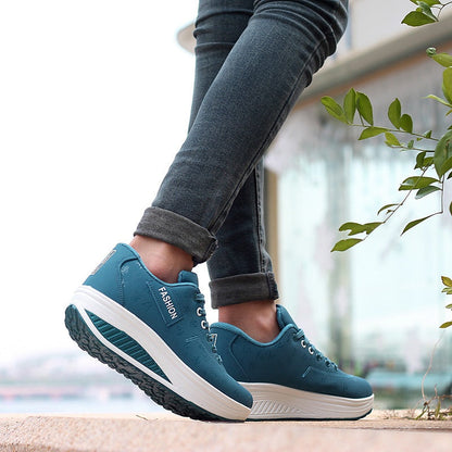 Women's Casual Fashion Breathable Thick Sole Sneakers