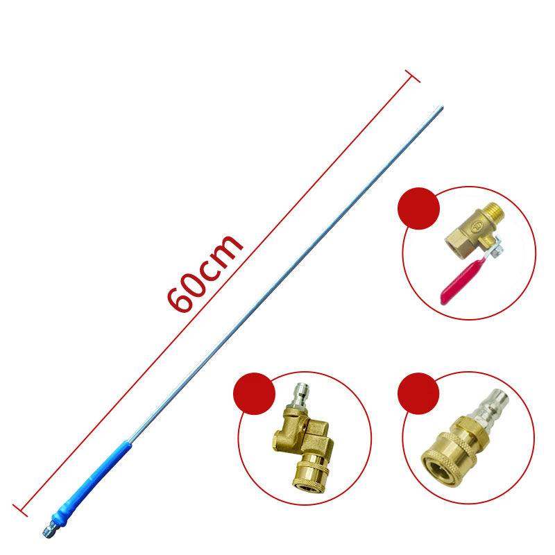 Water and Air Dual-Purpose Radiator Cleaning Tool for Cars (No Disassembly Required)