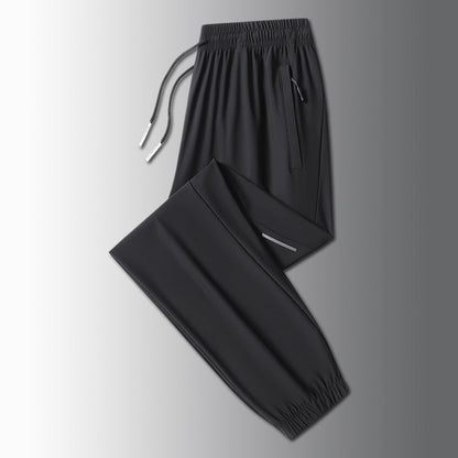 Men's Lightweight Athletic Pants with Zip Pockets