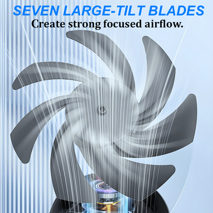 Hot Sale£¨50%OFF£© 100-Speed Mini Desk Fan with Digital Display