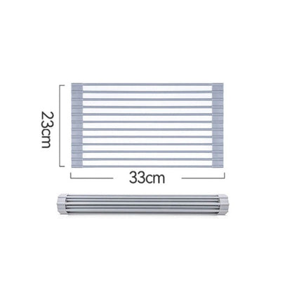 Multipurpose Roll-Up Dish Drying Rack